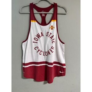 Nike Iowa State Cyclones Dri-FIT Racerback Tank Top Womens Medium